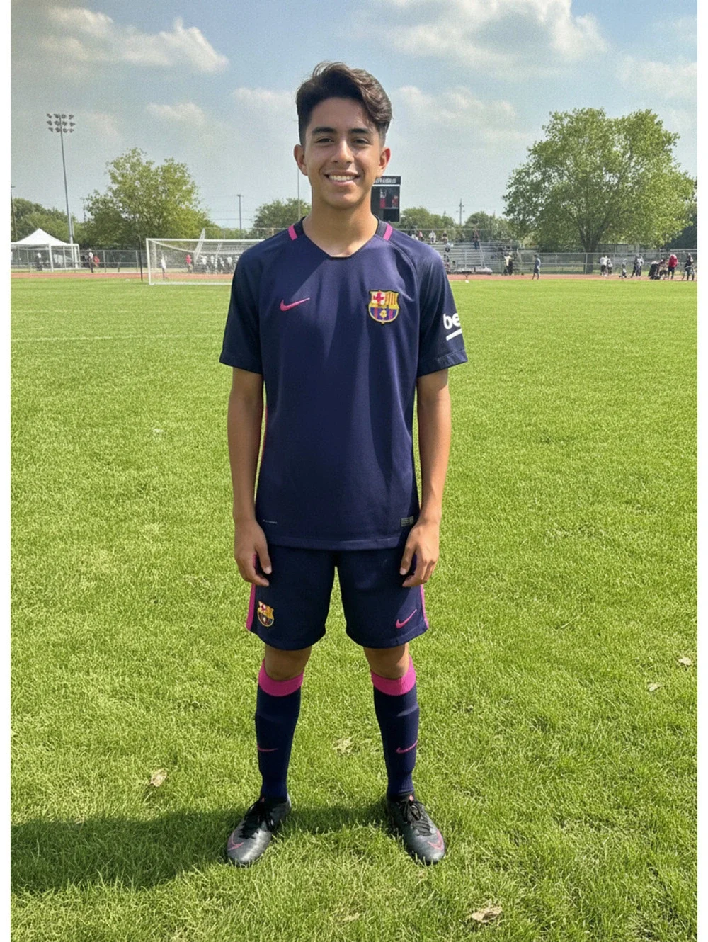 Nike youth soccer jersey Barcelona Olympics